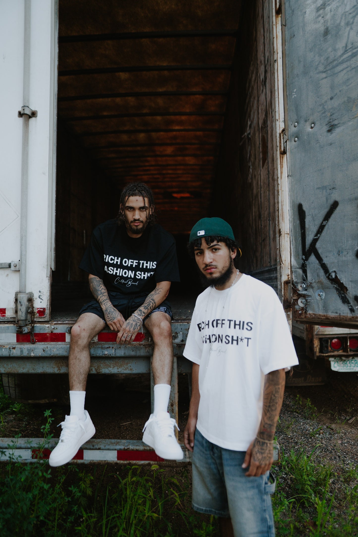 "RICH OFF THIS FASHION SH*T" BOXY TEE