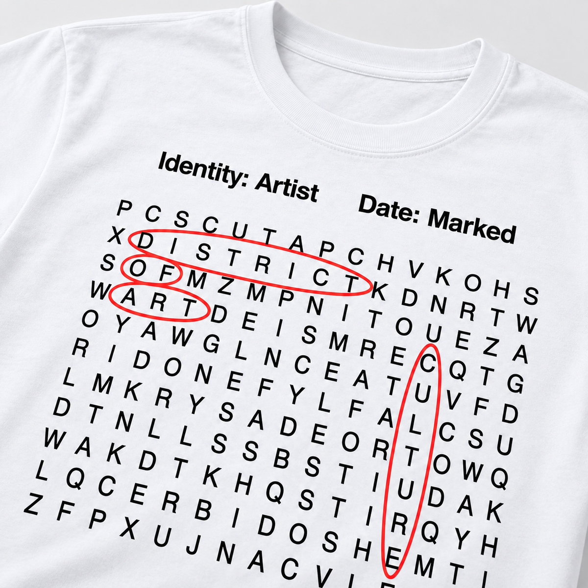 "Search for Identity" Standard Fit Tee