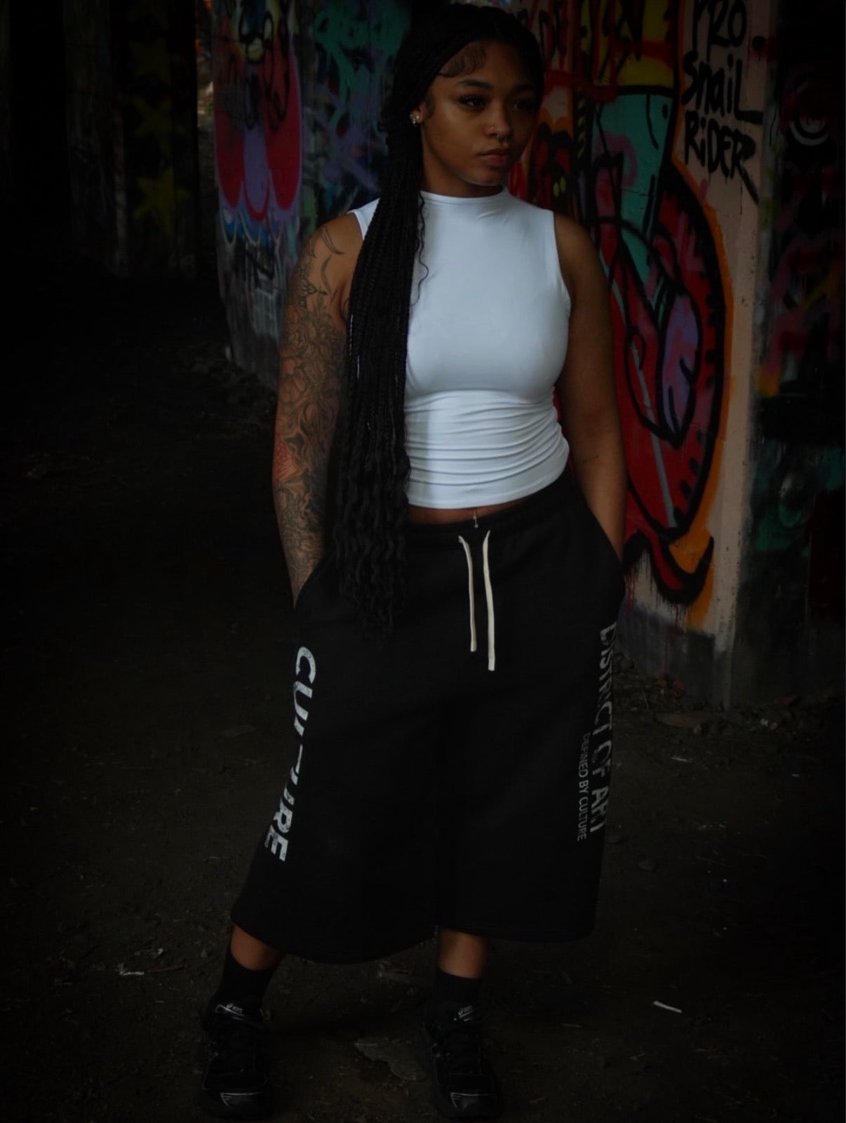 District of Art Baggy Sweat Shorts