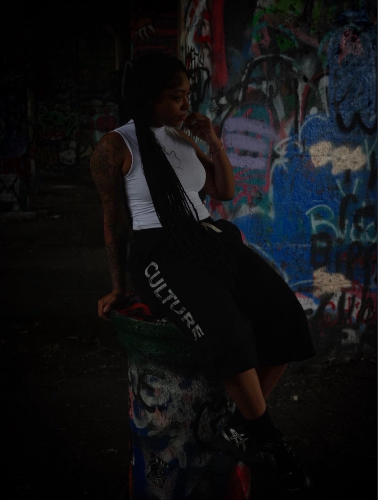 District of Art Baggy Sweat Shorts