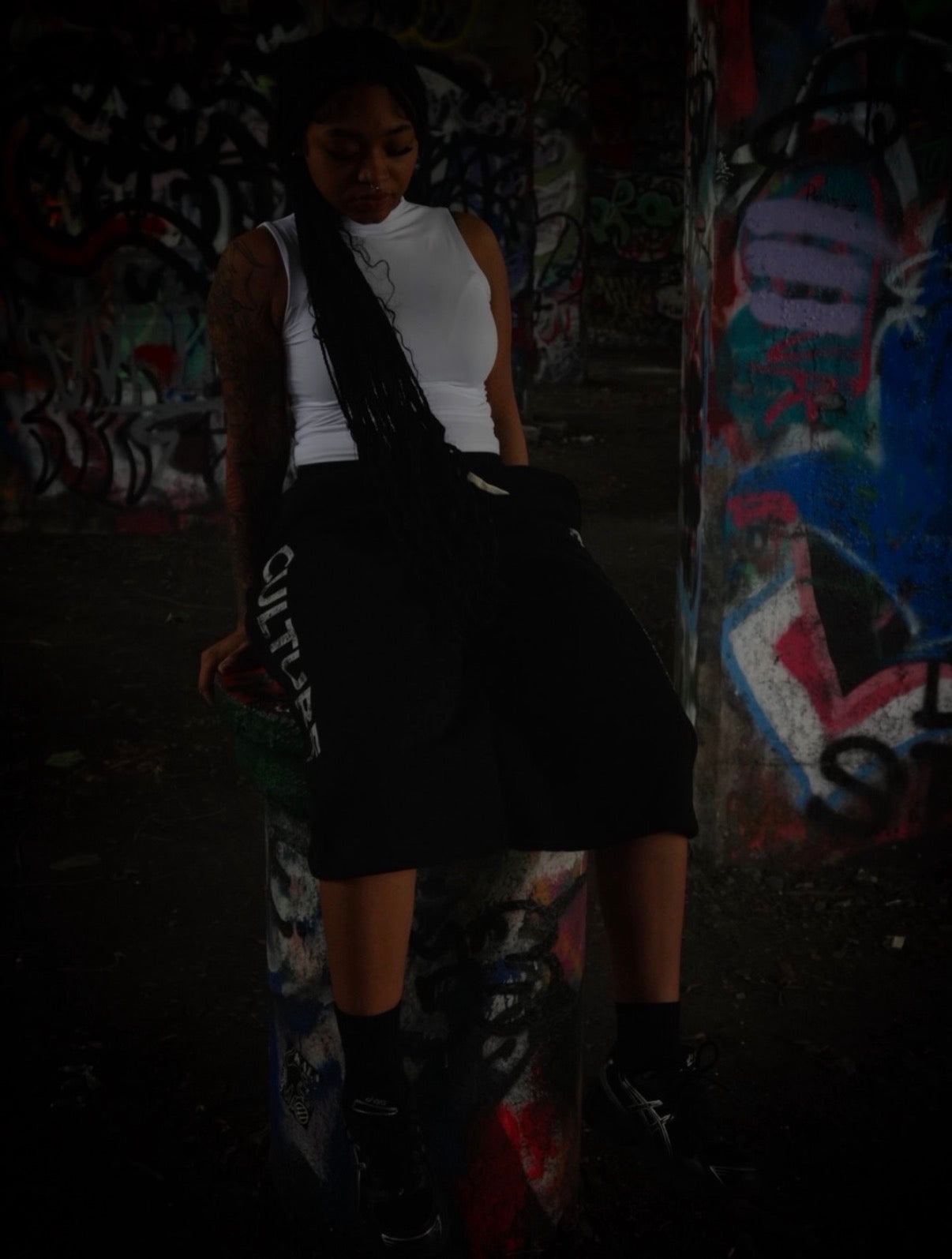 District of Art Baggy Sweat Shorts