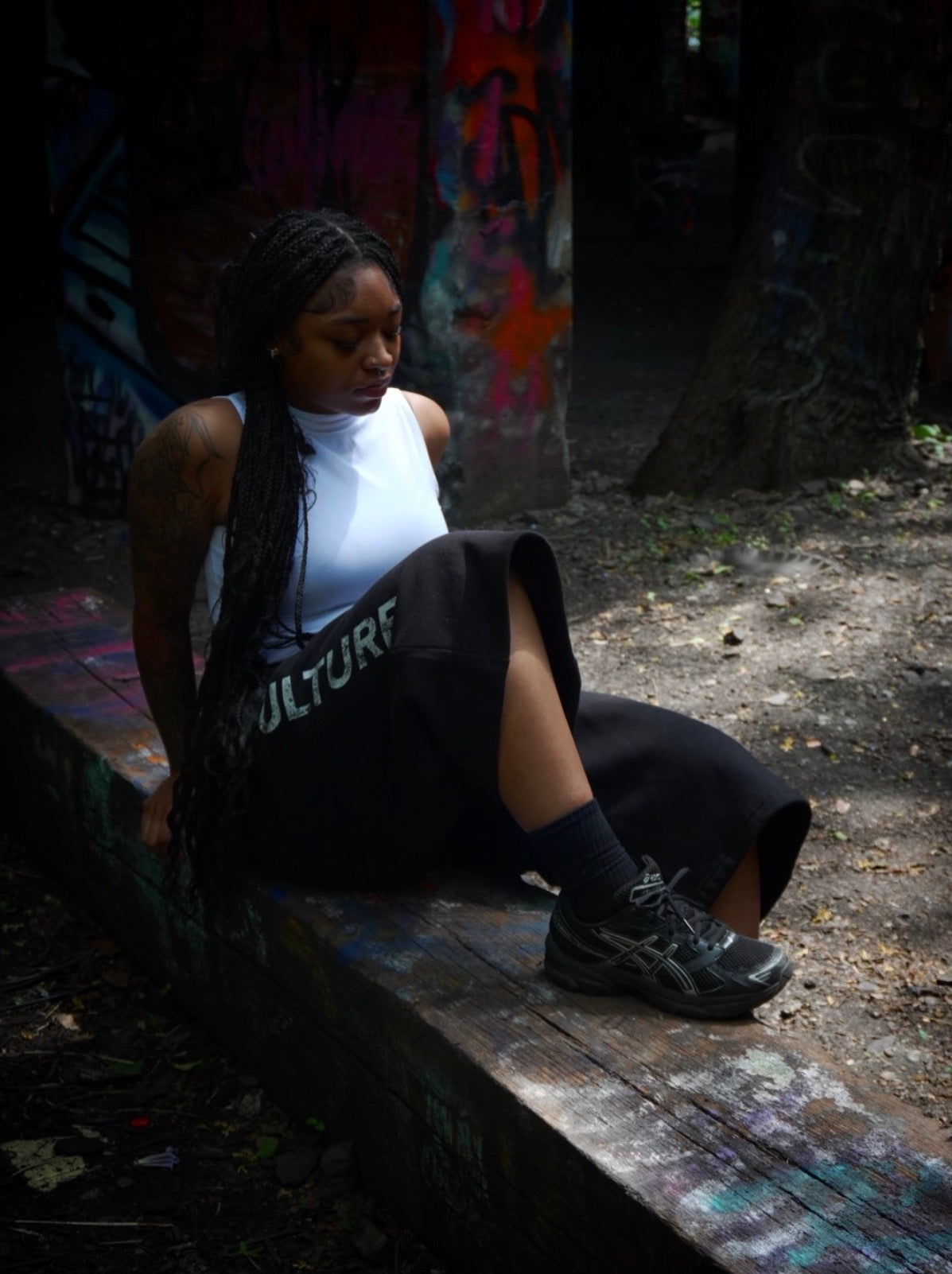 District of Art Baggy Sweat Shorts