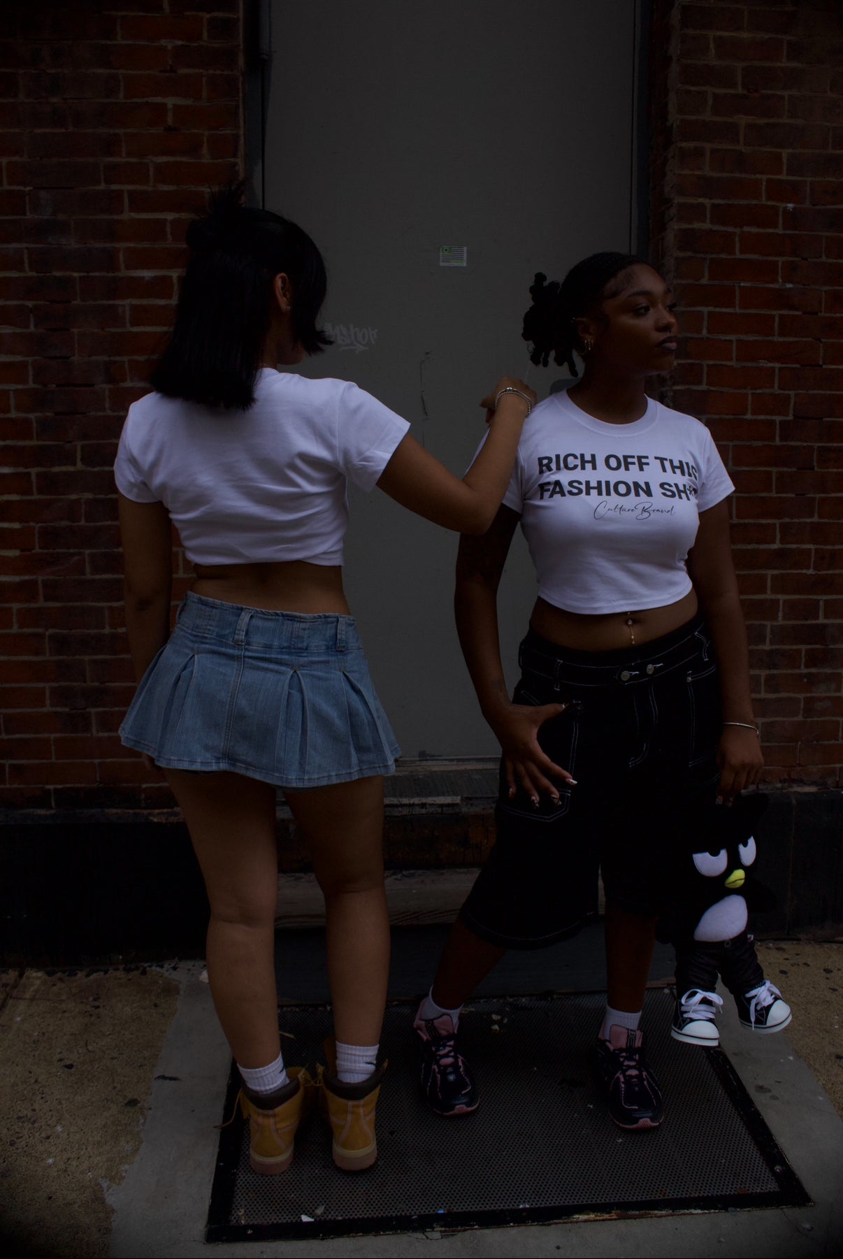 "RICH OFF THIS FASHION SH*T" CROP TOP