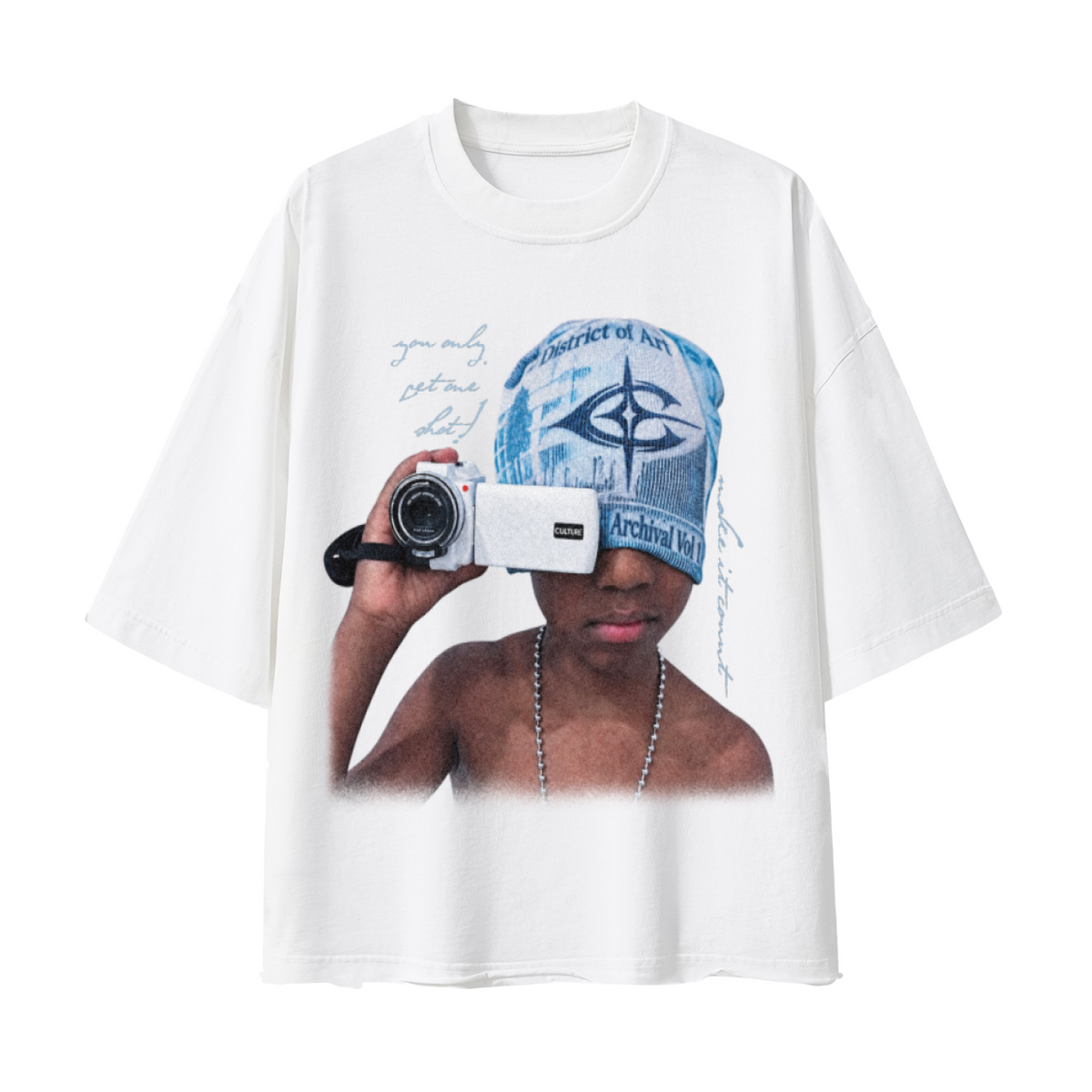 "Remnants of Presence" Boxy Cropped Tee