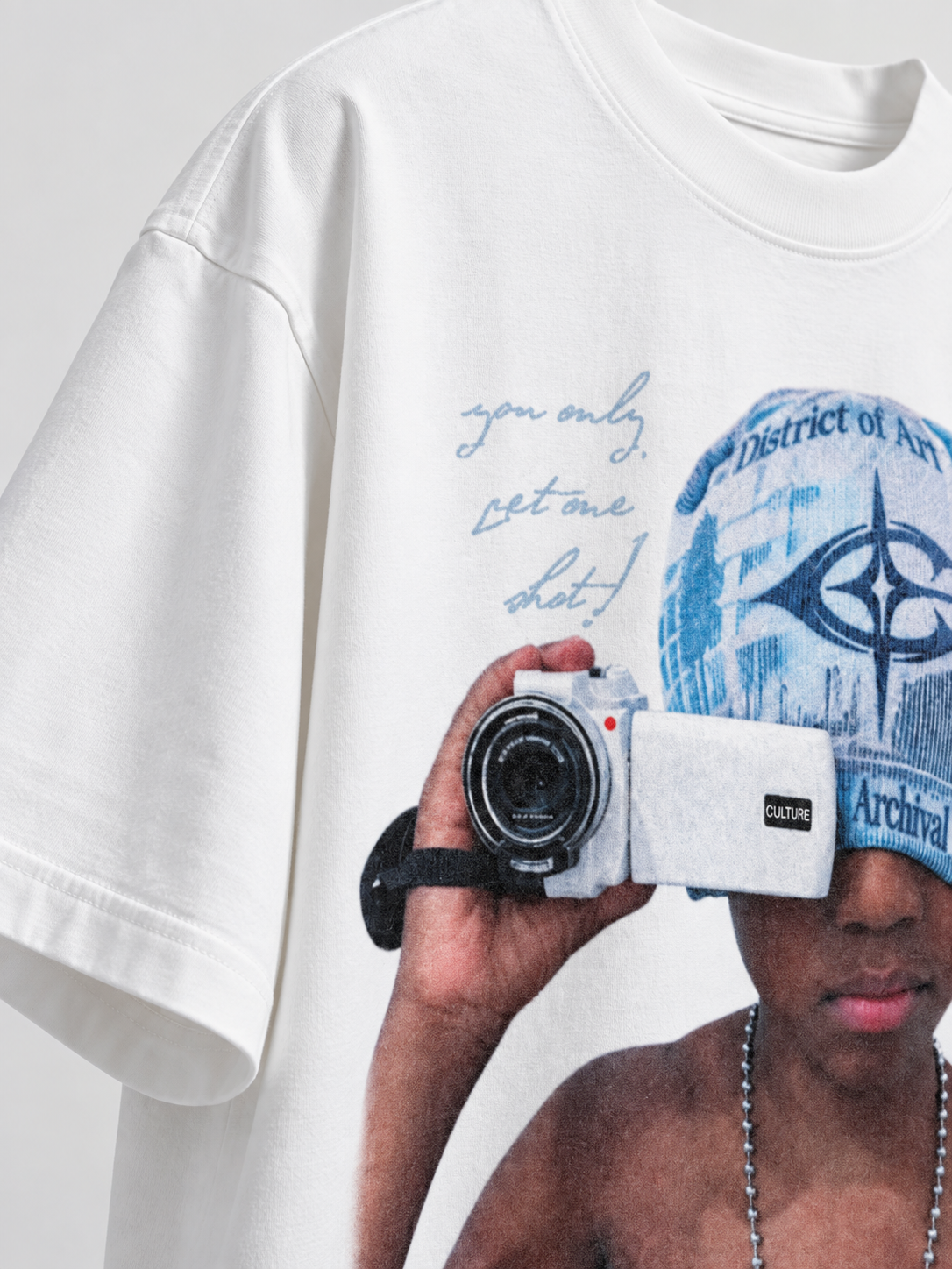 "Remnants of Presence" Boxy Cropped Tee